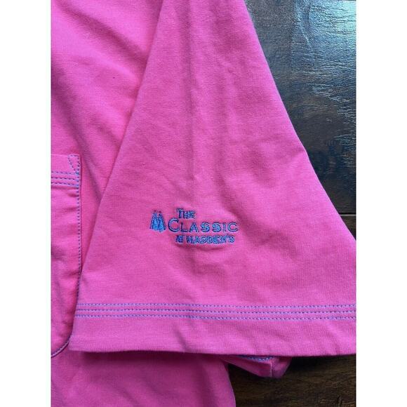 Bobby Jones Pink 1/4 button down Golf T-Shirt Size Large - Picture 2 of 7